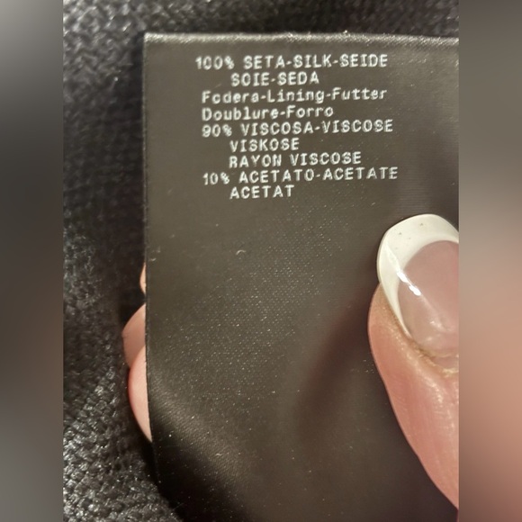 Giorgio Armani black label Blazer 100% silk lining Sz 60it/50us!! - Picture 7 of 9